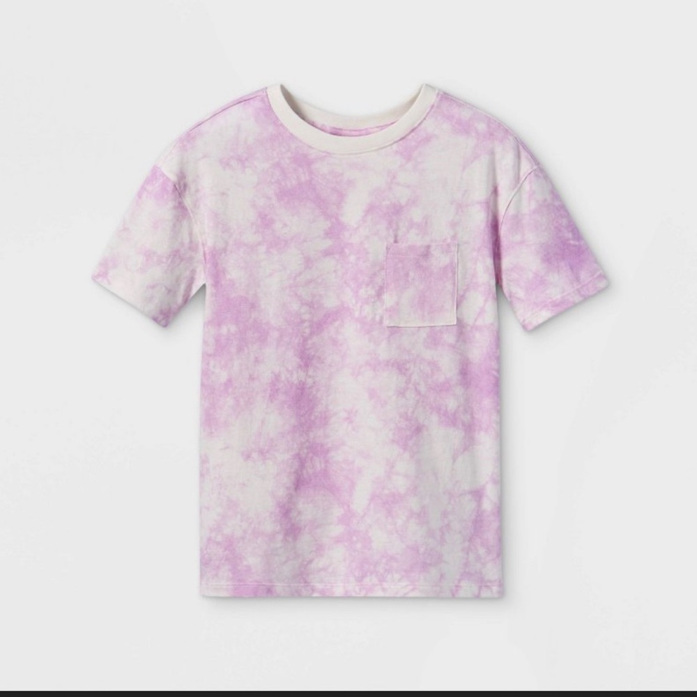 NWT* M Kids’ Drop Shoulder Short Sleeve T-shirt, Cat & Jack, Light Purple M